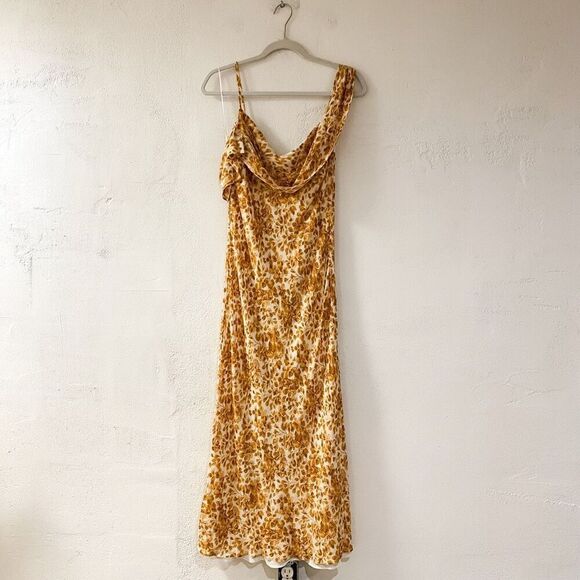 Reformation Reya Dress in Goldfinch Size 6 - Picture 2 of 7